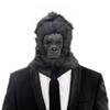 Mqhxellw Realistic Gorilla Mask Latex Animal Head Costume for Halloween Cosplay Fancy Dress Party (A) view 1