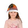 LHDGBNV Firefighter Fireman Flame Santa Hat For Kids Funny Christmas Hats Warm Comfort Velvet Holiday Xmas Hat For Boys Girls New Year Festive Party Decoration view 2