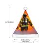 LHDGBNV Firefighter Fireman Flame Santa Hat For Kids Funny Christmas Hats Warm Comfort Velvet Holiday Xmas Hat For Boys Girls New Year Festive Party Decoration view 3