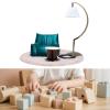 1/12 Scale Dollhouse Furniture Set,Mini Simulation Pretend Play,Dollhouse Accessories Sofa Floor Lamp Coffee Table and Carpet view 2