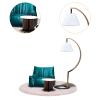 1/12 Scale Dollhouse Furniture Set,Mini Simulation Pretend Play,Dollhouse Accessories Sofa Floor Lamp Coffee Table and Carpet view 4