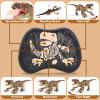 HAYXUN Remote Control Tyrannosaurus Rex Dinosaur Toys for Kids 3-5, 5-7, 8-12, RC T Rex Dino Robot Toy with Spray, Roar & Light, Birthday for 3 4 5 6 7 8 9 10 11 12 Year Old Boys (Brown) view 4
