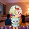Little Bear Story Dream Projector, Interactive Play & Early Learning Toys for Kids, Includes 11 Fairy Tale Stories & 9 Word Cards, Night Light, Fun Bedtime Educational Gifts for Boys & Girls Ages 2-6 view 2