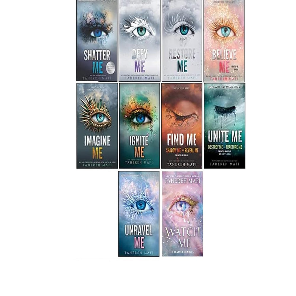 Shatter Me Series Collection 10 Box Set by Tahereh Mafi(Unite Me, Believe Me, Imagine Me, Find Me, Unravel Me, Unravel Me, Defy Me, Restore Me, Ignite Me, Watch Me)