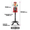 15 Inch Commercial Big Red Gumball Machine with Stand, Key-Operated Candy Dispenser Bubble Gum Machine, Coin-Operated Metal Base for Halloween Christmas Parties, Fun Gift for Kids & Events (Red) view 2