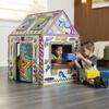 Bankers Box at Play Color in Enchanted Stable Playhouse, Cardboard Playhouse and Life Size Craft Activity for Kids and Families view 2