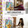 Bankers Box at Play Color in Enchanted Stable Playhouse, Cardboard Playhouse and Life Size Craft Activity for Kids and Families view 3