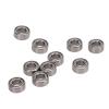 10Pcs RC Bearing 10x5x4mm Steel Accessory Part Set Kit, RC Bearing Set for ZD 10421 S, Speed Low Friction Bearing for 110/ RC Car, Steel Construction view 1