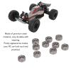 10Pcs RC Bearing 10x5x4mm Steel Accessory Part Set Kit, RC Bearing Set for ZD 10421 S, Speed Low Friction Bearing for 110/ RC Car, Steel Construction view 2