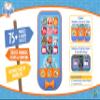 eKids Toy Phone for Toddler with Built-in Preschool Learning Games, Educational Toys for Toddlers (Blippi) view 2
