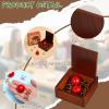 Gejoy 3 Packs Metal Jacks Set with 36 Metal Jacks and 6 Red Rubber Balls in Wooden Box Retro Jackstones Game for Adults Christmas End of Year Family Gatherings Gifts Birthday Party Favors view 3
