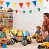 4PCS Self-Standing Engineering Vehicle Balloon Large 4D Foil Construction Excavator Party Decoration, Easy to Inflate, Birthday, Shower & Construction Theme Supplies view 4