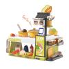 Asixxsix Kids Kitchen Playset, Kids Play Kitchen Playset Chef PretendPlay Set, Toys with Toy Food & Cookware Accessories, for Girls Boys Gifts view 2
