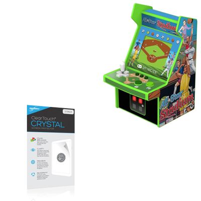 BoxWave Screen Protector Compatible With My Arcade All-Star Stadium Micro Player - ClearTouch Crystal (2-Pack), HD Film Skin - Shields From Scratches