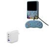 BoxWave Charger Compatible with Paveos JP09 - PD miniCube (100W), 100W 3 PD Port Wall Charger International - Winter White view 1