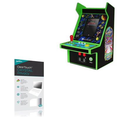 BoxWave Screen Protector Compatible with My Arcade Galaga Micro Player Pro - ClearTouch Crystal Privacy (2-Pack), Privacy Screen Protector Flexible Film Clear