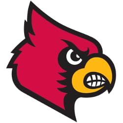 College Teams Cornhole Bags (4 Pack)  Premium Regulation Sets for Sports Fans & Tailgating Fun (Two Tone, Louisville)