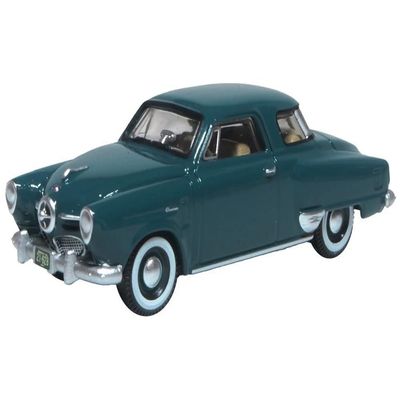 Oxford Diecast 1950 Champion Starlight Coupe Aqua Green 1/87 (HO) Scale Diecast Model Car 87SC50002
