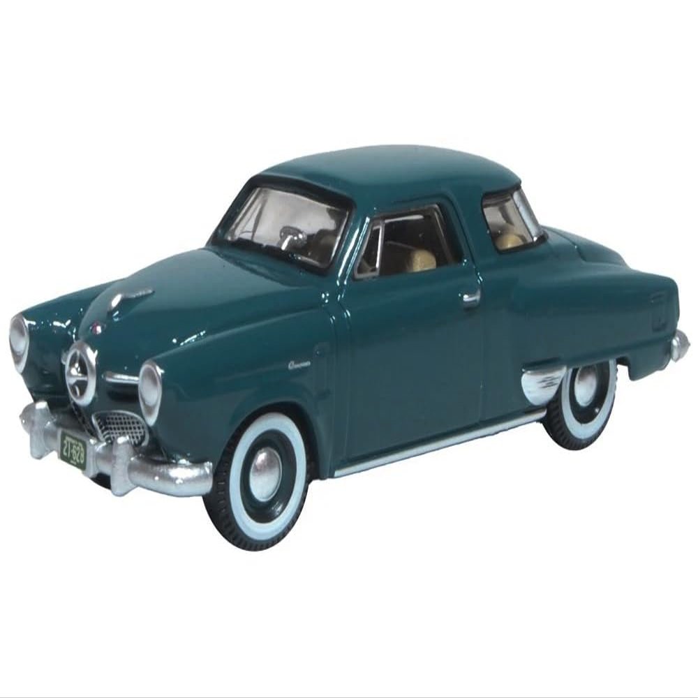 Oxford Diecast 1950 Champion Starlight Coupe Aqua Green 1/87 (HO) Scale Diecast Model Car 87SC50002