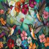 Springbok Hummingbird Hover 500 Piece Jigsaw Puzzle for Adults - Hummingbirds and Flowers - Unique Cut Pieces - Made in USA view 1