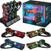 Best Choice Products Set of 4 Laser Tag Blasters, Rechargeable Infrared Lazer Tag Set & Docking Station, No Vests Needed - Graffiti Red/Blue/Green/Yellow view 1