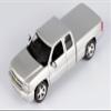 2006 Silverado SS Extended Cab w/Bed Cover Pickup Truck 1/25 Diecast Model Car Motor Max 79394 Silver view 2