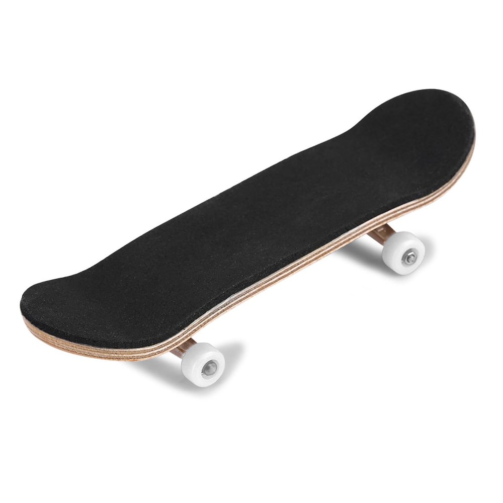 Haofy Fingerboards Finger Skateboard Mini Fingerboard 5-Layer Maple Wood with Fully Closed Bearing Wheels for Adults Kids Stress Relief (White)