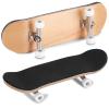 Haofy Fingerboards Finger Skateboard Mini Fingerboard 5-Layer Maple Wood with Fully Closed Bearing Wheels for Adults Kids Stress Relief (White) view 3