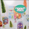 A Brighter Year Color-Your-Own Winter Village: view 4