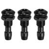 MECCANIXITY 3Pcs 20mm M6 RC Boat Water Nipple Water Outlet Nozzle Aluminium Alloy Cooling Tube Extension for RC Boat Motor Cooling System Kit Black view 1