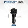 MECCANIXITY 3Pcs 20mm M6 RC Boat Water Nipple Water Outlet Nozzle Aluminium Alloy Cooling Tube Extension for RC Boat Motor Cooling System Kit Black view 2