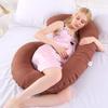 C-Shaped Maternity Support Pillow for Pregnancy & Nursing, Full Body Pillow for Side Sleepers, Relieves Back & Sciatica Pain view 3