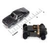 Auto World Thunderjet 1969 Dodge Charger (Charcoal) HO Scale Slot Car view 3