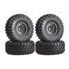 Rc Car Wheel Rim Tire for Axial SCX10 for Wraith for Capra for Traxxas TRX4 D90 1/10 RC Crawler Car 4pcs 135mm Metal 2. Beadlock Wheel Rim Tire Set view 1