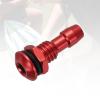 MECCANIXITY 2Pcs 20mm M6 RC Boat Water Nipple Water Outlet Nozzle Aluminium Alloy Cooling Tube Extension for RC Boat Motor Cooling System Kit Red view 4