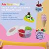 Air Dry Clay Kit - Cakes Themed,12 Desserts DIY Molding Clay Art Crafts Set for Girls Boys Party Favors Classroom School Exchange PrizeCake view 4