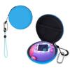 Carrying Case for Tamagotchi Paradise, Travel Storage Bag Portable Organizer Dustproof and Shockproof PU Protective Cover Pouch with Lanyard for Kids - Case Only (Blue) view 1
