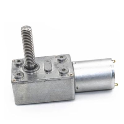DWBPGVUN Worm Gear DC Reducer Electronic Starter with M8 Threaded Shaft Reversed CW/CCW Self Locking packageA 6V 150rpm