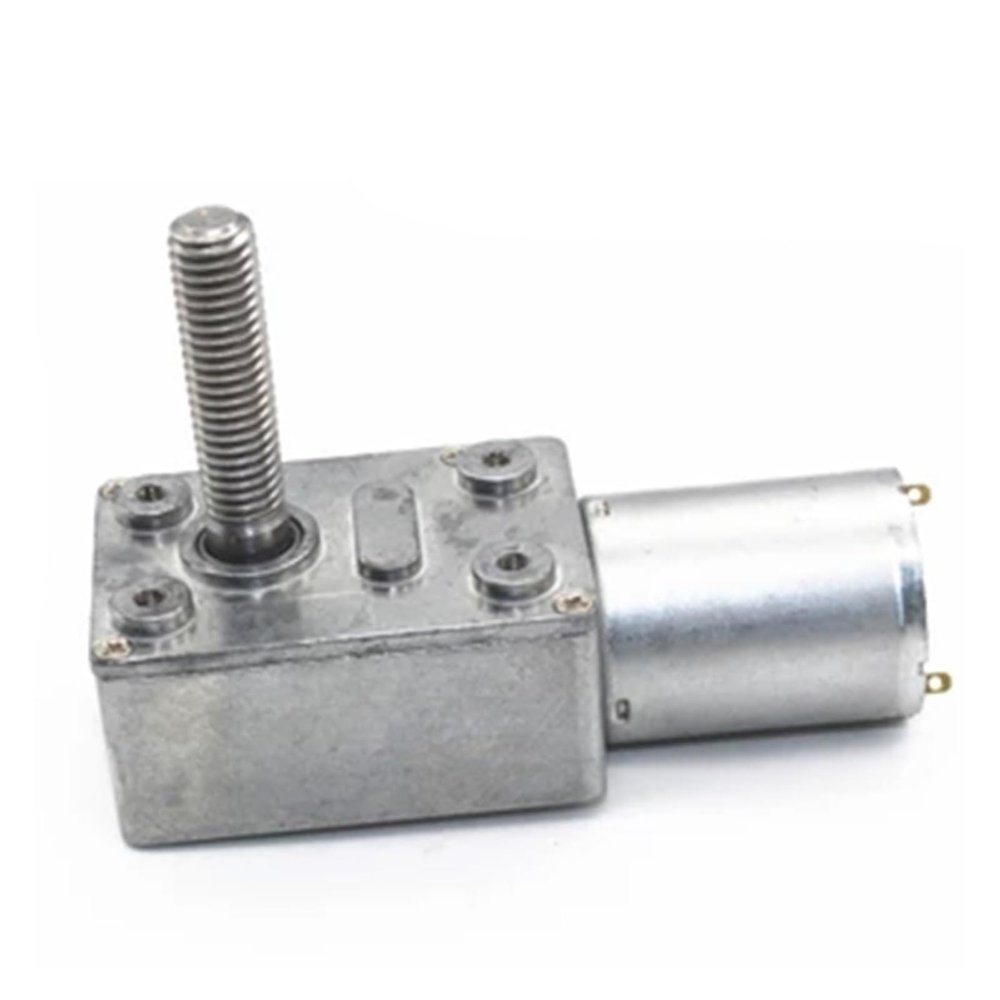 DWBPGVUN Worm Gear DC Reducer Electronic Starter with M8 Threaded Shaft Reversed CW/CCW Self Locking packageA 6V 150rpm