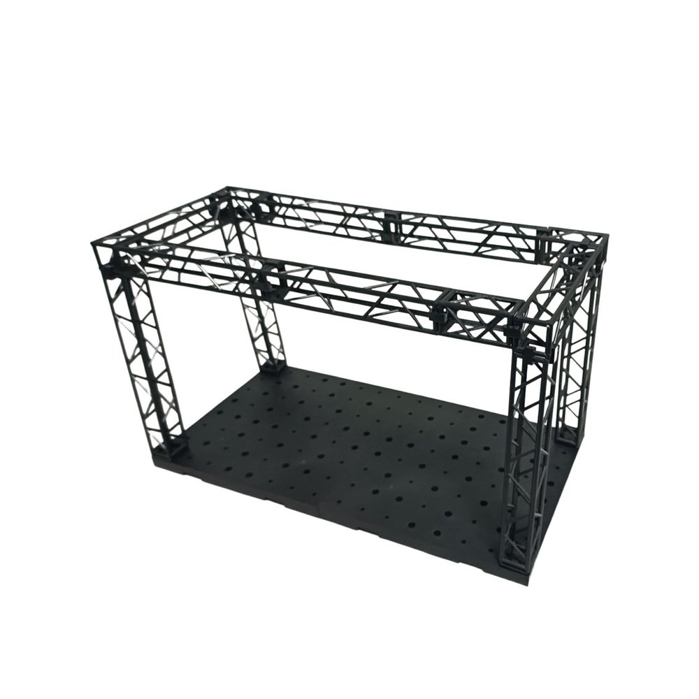 Action Figure Display Hangar Garage Base Scene Replacement Versatile Assembly Hangar Bay Display Stage, Width 15 cm