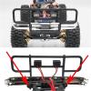 AQWBTYD Rc Car Bumper Compatible with TRX4M K10 1/18 RC Crawler Car Upgrade Parts Plastic Front Bumper with Lights Accessories view 3