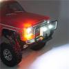 AQWBTYD Rc Car Bumper Compatible with TRX4M K10 1/18 RC Crawler Car Upgrade Parts Plastic Front Bumper with Lights Accessories view 4