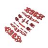 For SCY For JJRC 16101 16102 16103 16104 16106 16201 1/16 Metal For Swing Arm Steering Cup Connecting Rod Set Rc Car Parts Replacement Use Rc Steering Cups(Red) view 1