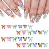 100 Pcs Mini Butterflies Resin, Tiny Butterflies for Crafts Miniature Ornaments Resin Charms Tiny Ornaments for Fairy Garden Dollhouse Micro Landscape Decoration view 4