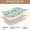 Kigai Cute Dogs Baby Play Mat for Floor 50'' x 50'' Soft & Anti- Slip Crawling Mat Playpen Mat Waterproof Foldable Playmat for Infants, Babies, Toddlers view 4