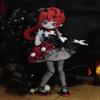 1/8 BJD Dolls Blind Box for Girls Surprise Gifts,Kawaii Devil Horns BJD Dolls Series Collectable Action Figure Posable Dress Up BJD Doll(Red) view 2