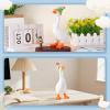linastu 6 Set 7inch Desk Goose Outfits, Mini Desktop Goose clothes Desk Goose Accessories Set for Magnetic Goose Statue (Animal Hats+ Sunglasses) view 4