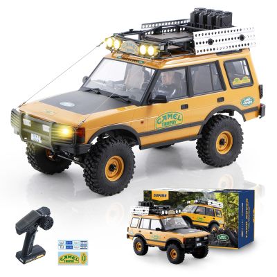 BEEZRC FMS 1/10 FCX10 RC Crawler Officially Authorized Land Rover Series, Camel Trophy Edition RC Model 4WD RC Rock Truck, 2.4Ghz Hobby Grade, RC Off Road Vehicle for Adults RS (Discovery)