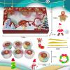 Christmas Air Dry Clay Kit, Christmas DIY Crafts Kit,Modeling Magic Soft Clay DIY Art Sculpting SuppliesXmas Snowman Holiday Party Favors Birthday Gifts for Kids view 2