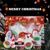 Christmas Air Dry Clay Kit, Christmas DIY Crafts Kit,Modeling Magic Soft Clay DIY Art Sculpting SuppliesXmas Snowman Holiday Party Favors Birthday Gifts for Kids view 3